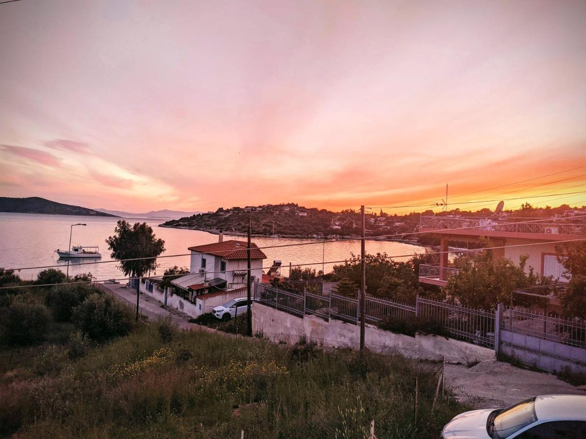Villa Iliakti Relaxing Seaside Salamina Exterior foto